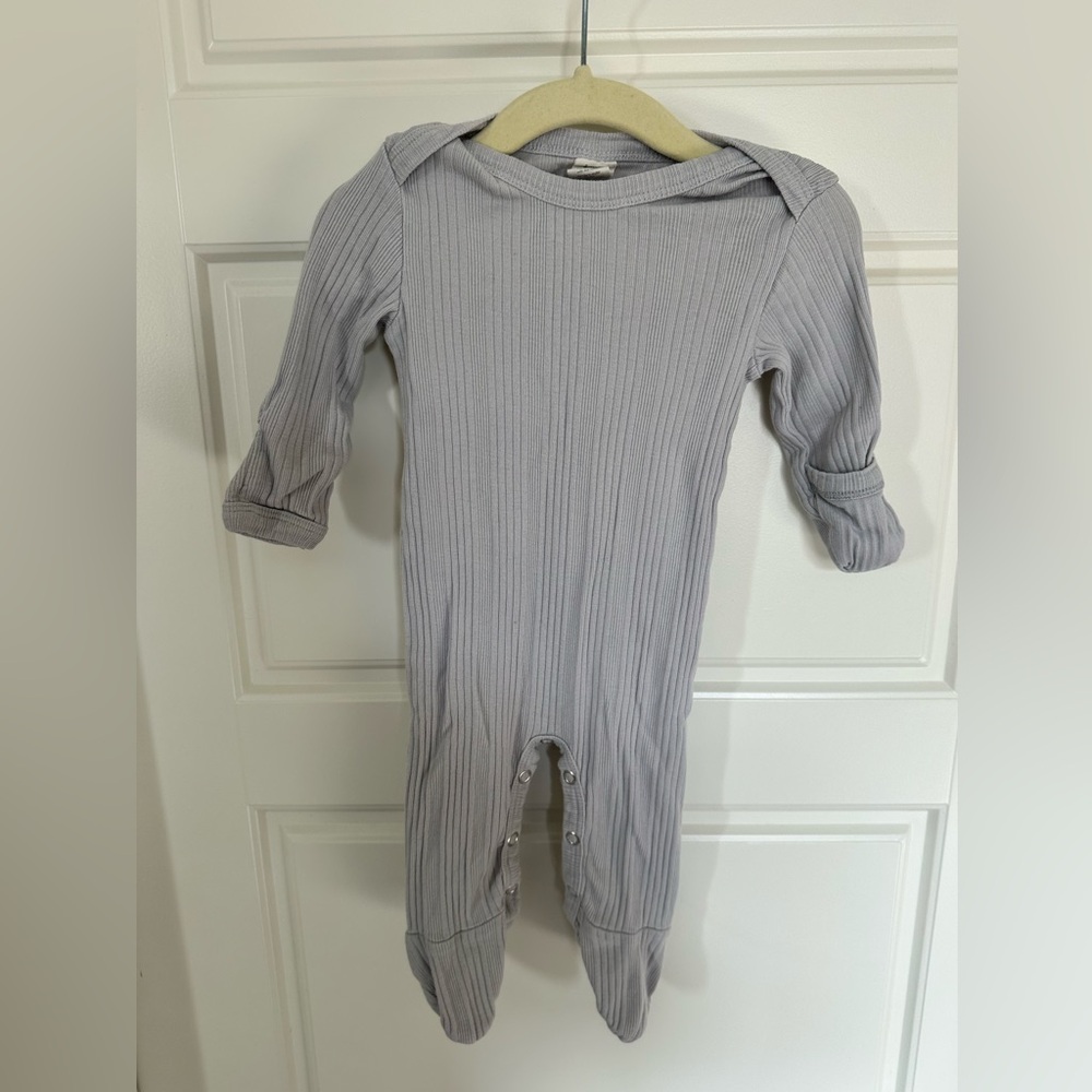 Kate Quinn Ribbed Footie Pajamas